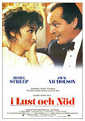 I lust och nöd 1986 poster Meryl Streep Jack Nicholson Mike Nichols Text: Nora Ephron