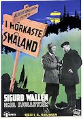 I mörkaste Småland 1943 movie poster Sigurd Wallén Emil Fjellström Albert Engström