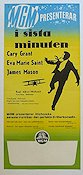 North By Northwest 1959 movie poster Cary Grant Eva Marie Saint James Mason Alfred Hitchcock