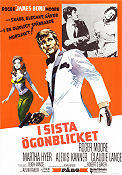 I sista ögonblicket 1969 poster Roger Moore Martha Hyer Alexis Kanner Alvin Rakoff