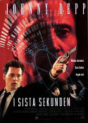 I sista sekunden 1995 poster Johnny Depp Christopher Walken Courtney Chase John Badham