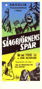 I slagbjörnens spår 1931 movie poster Bröderna Utterström Documentaries