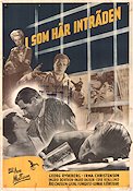 I som här inträden 1945 movie poster Georg Rydeberg Irma Christenson Ingrid Borthen Arne Mattsson Medicine and hospital