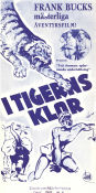 Tiger Fangs 1943 movie poster Frank Buck June Duprez Duncan Renaldo Sam Newfield Cats