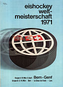 Ice Hockey World Championship Bern 1971 poster Winter sports Poster from: Switzerland