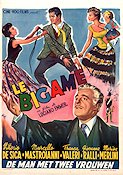 Il bigamo 1956 movie poster Marcello Mastroianni Franca Valeri Giovanna Ralli Luciano Emmer