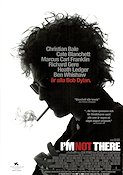 I´m Not There 2007 movie poster Christian Bale Cate Blanchett Heath Ledger Bob Dylan Todd Haynes Rock and pop Smoking