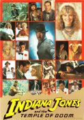 Indiana Jones and the Temple of Doom 1984 poster Harrison Ford Steven Spielberg Hitta mer: Indiana Jones Äventyr matinée