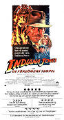 Indiana Jones and the Temple of Doom 1984 poster Harrison Ford Steven Spielberg