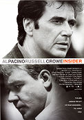 The Insider 1999 poster Al Pacino Russell Crowe Christopher Plummer Michael Mann