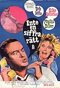 Inte en siffra rätt 1966 poster Bob Hope Elke Sommer Phyllis Diller George Marshall Telefoner