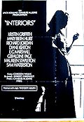 Interiors 1978 movie poster Kristin Griffith Mary Beth Hurt Diane Keaton Woody Allen