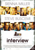 Interview 2007 movie poster Sienna Miller Michael Buscemi Tara Elders Steve Buscemi