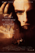 Interview with the Vampire 1994 movie poster Brad Pitt Tom Cruise Christian Slater Kirsten Dunst Neil Jordan