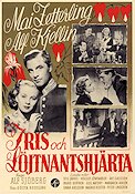 Iris och löjtnantshjärta 1946 movie poster Mai Zetterling Alf Kjellin Alf Sjöberg Flowers and plants