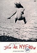 Jag är nyfiken blå 1967 movie poster Lena Nyman Vilgot Sjöman