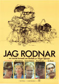 Jag rodnar 1981 poster Larry Hagman Bibi Andersson Gunnar Hellström Vilgot Sjöman