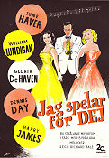 Jag spelar för dej 1950 poster June Haver Harry James Gloria DeHaven Richard Sale Musikaler