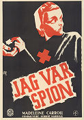 I Was a Spy 1933 movie poster Madeleine Carroll Herbert Marshall Conrad Veidt Victor Saville