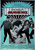 Jailhouse Rock 1957 movie poster Elvis Presley Judy Tyler Mickey Shaughnessy Richard Thorpe Rock and pop Police and thieves