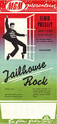 Jailhouse Rock 1957 movie poster Elvis Presley Judy Tyler Mickey Shaughnessy Richard Thorpe Rock and pop Police and thieves