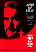 The Hunt For Red October 1990 movie poster Sean Connery Alec Baldwin Stellan Skarsgård John McTiernan