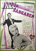 The Jazz Singer 1953 movie poster Danny Thomas Peggy Lee Michael Curtiz Jazz