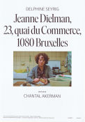 Jeanne Dielman 23 quai du commerce 1975 movie poster Delphine Seyrig Jan Decorte Henri Storck Chantal Akerman Cult movies Food and drink