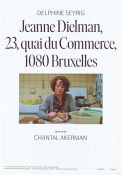 Jeanne Dielman 23 quai du commerce 1975 movie poster Delphine Seyrig Jan Decorte Henri Storck Chantal Akerman Cult movies Food and drink