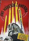 Jens Månsson i Amerika 1947 movie poster Edvard Persson Stig Olin Mim Persson Bengt Janzon