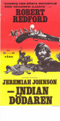 Jeremiah Johnson 1972 movie poster Robert Redford Will Geer Delle Bolton Sydney Pollack