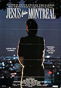 Jesus från Montreal 1989 poster Lothaire Bluteau Catherine Wilkening Johanne-Marie Tremblay Denys Arcand Filmen från: Canada