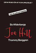 Joe Hill 1971 movie poster Thommy Berggren Anja Schmidt Kelvin Malave Bo Widerberg Politics