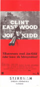 Joe Kidd 1972 movie poster Clint Eastwood Robert Duvall John Saxon John Sturges