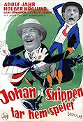 Johan på Snippen tar hem spelet 1957 movie poster Adolf Jahr Holger Höglund Lars Lönndahl Dagmar Olsson Bengt Järrel