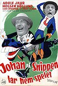 Johan på Snippen tar hem spelet 1957 poster Adolf Jahr Holger Höglund Lars Lönndahl Dagmar Olsson Bengt Järrel