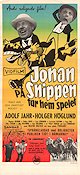 Johan på Snippen tar hem spelet 1957 movie poster Adolf Jahr Holger Höglund Lars Lönndahl Dagmar Olsson Bengt Järrel