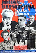 Johan Ulfstjerna 1936 movie poster Gösta Ekman Birgit Tengroth