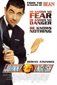 Johnny English 2003 poster Rowan Atkinson John Malkovich Natalie Imbruglia Peter Howitt Agenter