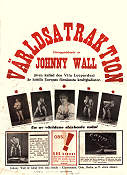 Johnny Wall Vita Leoparden 1939 affisch Johnny Wall Cirkus