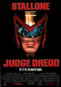 Judge Dredd 1995 poster Sylvester Stallone Armand Assante Rob Schneider Danny Cannon Från serier