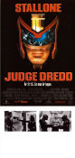 Judge Dredd 1995 poster Sylvester Stallone Danny Cannon