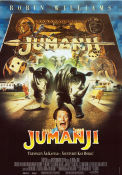 Jumanji 1995 movie poster Robin Williams Kirsten Dunst Bonnie Hunt Joe Johnston