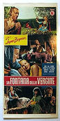 Virgin Spring 1959 movie poster Birgitta Valberg Gunnel Lindblom Max von Sydow Ingmar Bergman