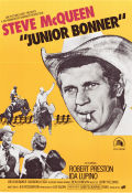 Junior Bonner 1972 movie poster Steve McQueen Robert Preston Ida Lupino Sam Peckinpah