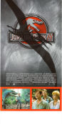 Jurassic Park III 2001 movie poster Sam Neill William H Macy Tea Leoin Joe Johnston Dinosaurs and dragons