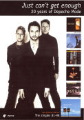 Just Can´t Get Enough CD 1998 poster Depeche Mode Politics