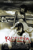 Kalifornia 1993 movie poster Brad Pitt Juliette Lewis David Duchovny Dominic Sena Cars and racing