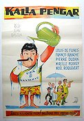 Kalla pengar 1960 movie poster Louis de Funes