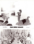 Kalle Anka paraden 1970 lobbykort Kalle Anka Donald Duck Musse Pigg Mickey Mouse Långben Goofy Animerat